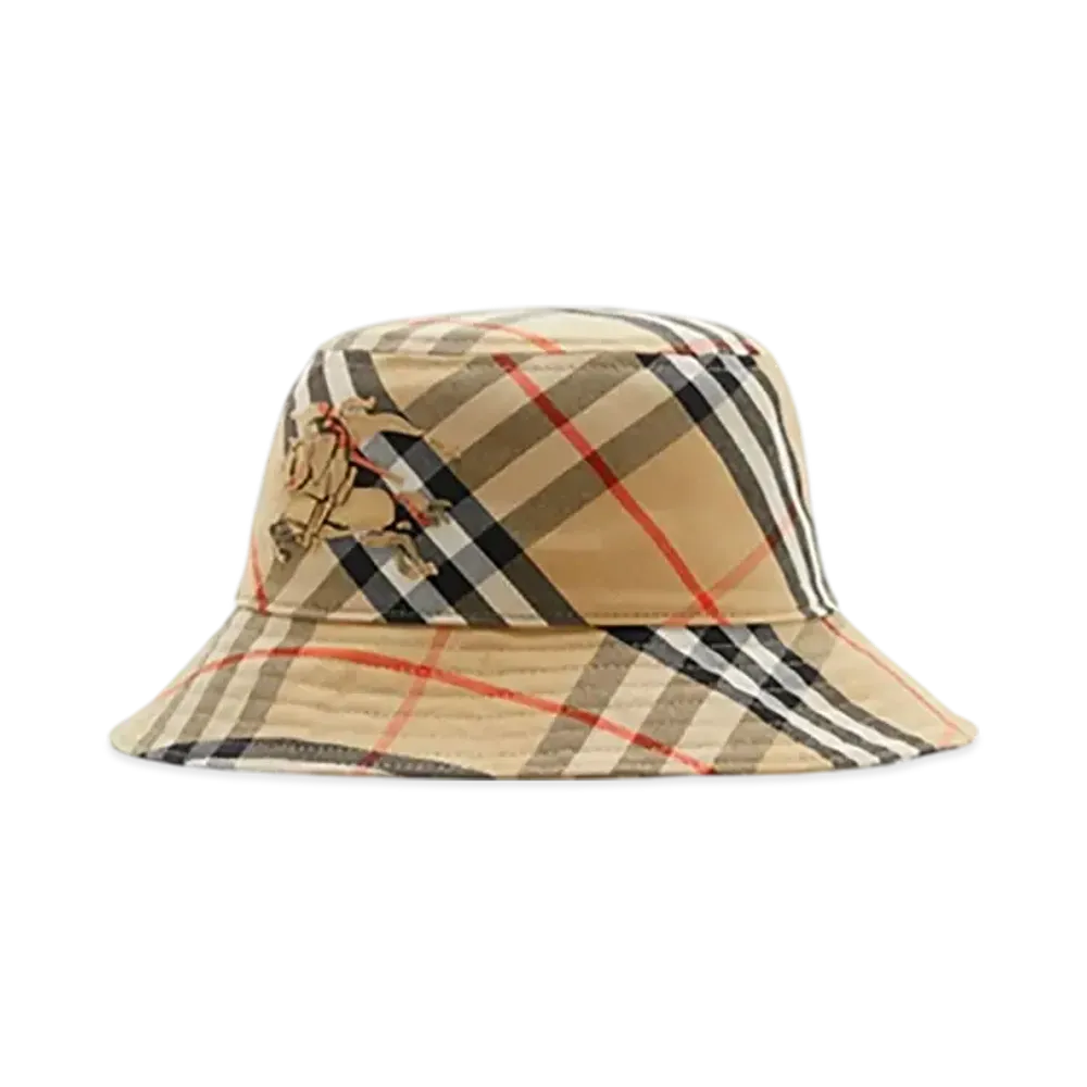 Burberry Check EKD Bucket Hat "Sand"