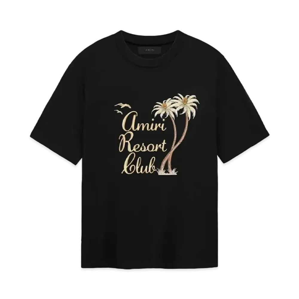 AMIRI Twisted Palms Tee "Black"