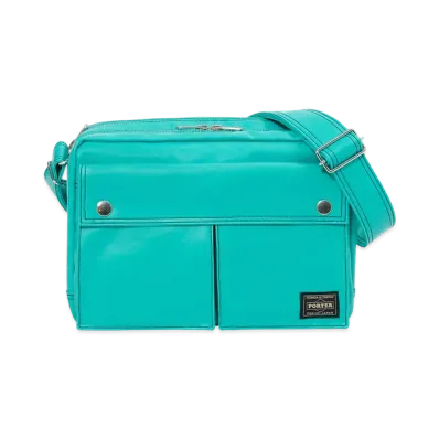 PORTER FREE STYLE Sling Bag W Zip "Turquoise"