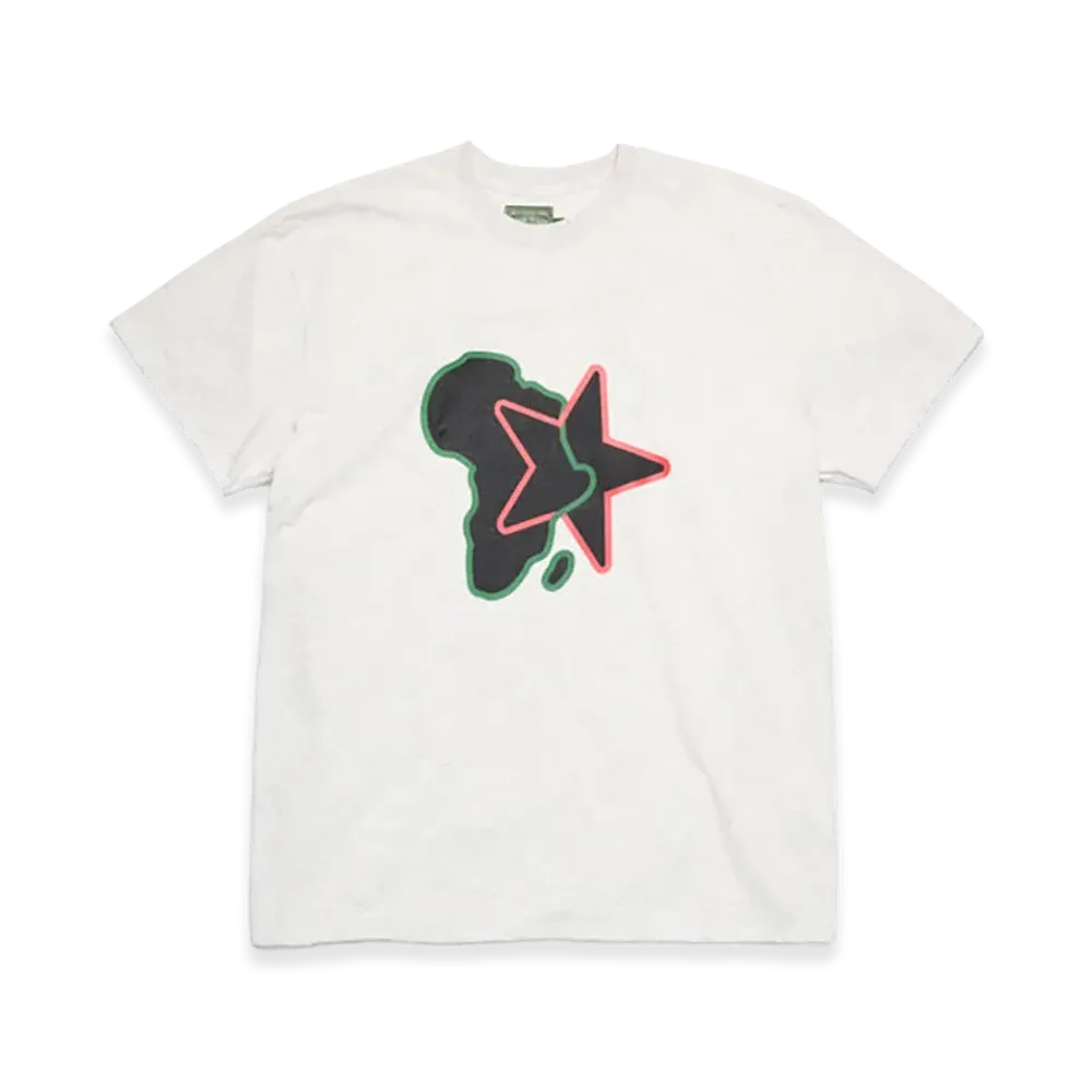 DENIM TEARS Pan-African Star Tee "Grey"