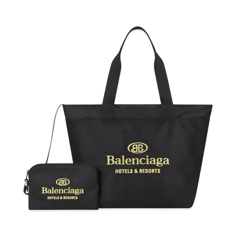 Balenciaga Hotel Large Tote Bag Nylon "Black"