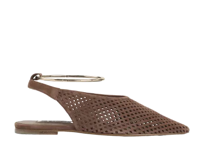 Jil Sander Women's Sling Back Ballet Flats "Brown"