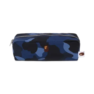 A BATHING APE Color Camo Flight Pouch "Navy"