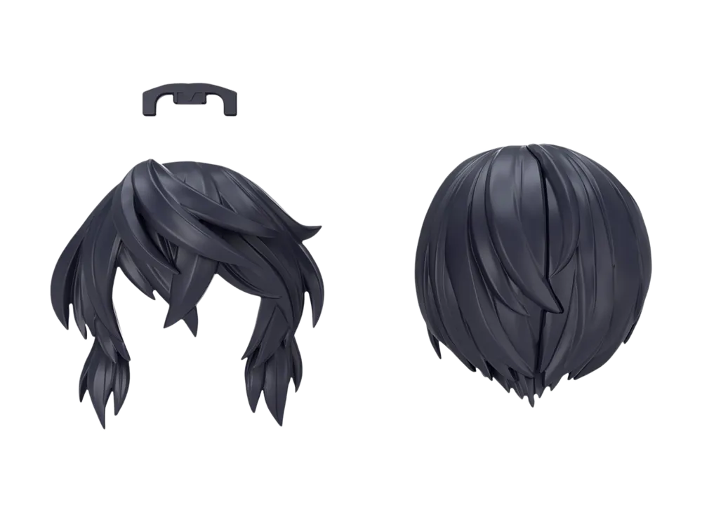 BANDAI "30 MINUTES SISTERS" 30MS Optional Hairstyle Parts Vol.13 Medium Hair 8 [Black 1]