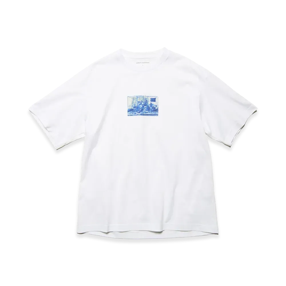 uniform experiment x Michael Cherno Sketch Tee "White"