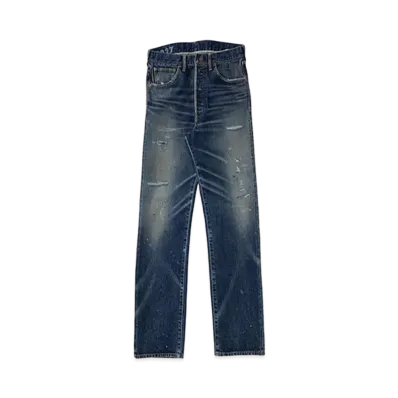 visvim SOCIAL SCULPTURE 01 DAMAGED-27 L32 "Denim"