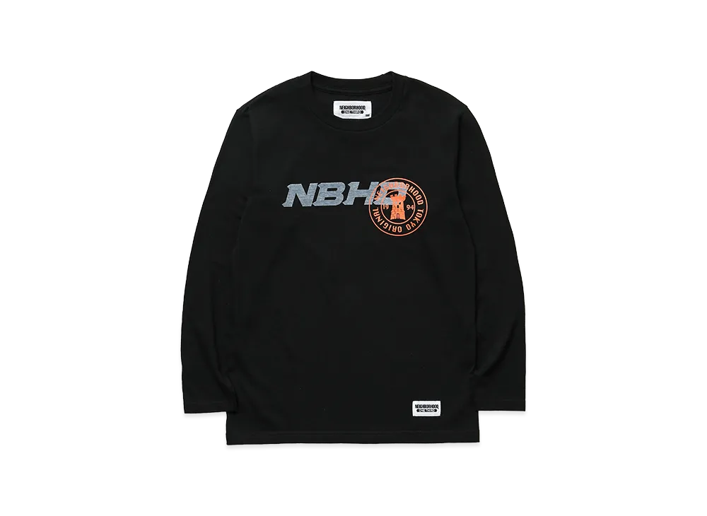 NEIGHBORHOOD Kids OT . Tee LS-3 "Black"