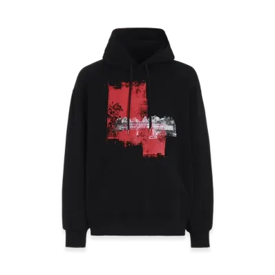 S'YTE The Last Supper Collage Graphic Hoodie "Black"