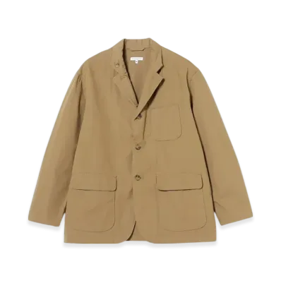 ENGINEERED GARMENTS Loiter Jacket - Cotton Grosgrain "Khaki"