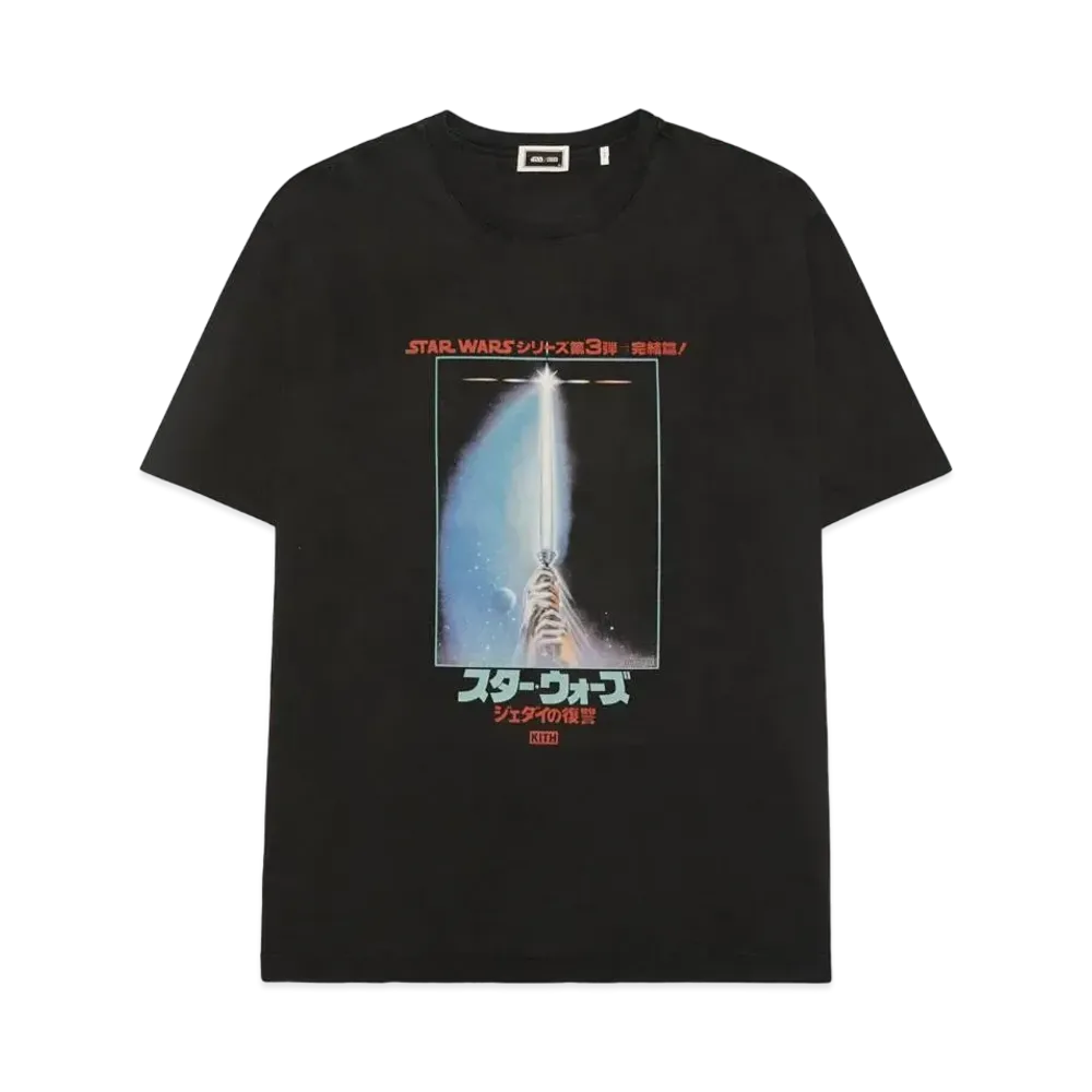 Kith x STAR WARS Japanese Poster Vintage Tee "Black"