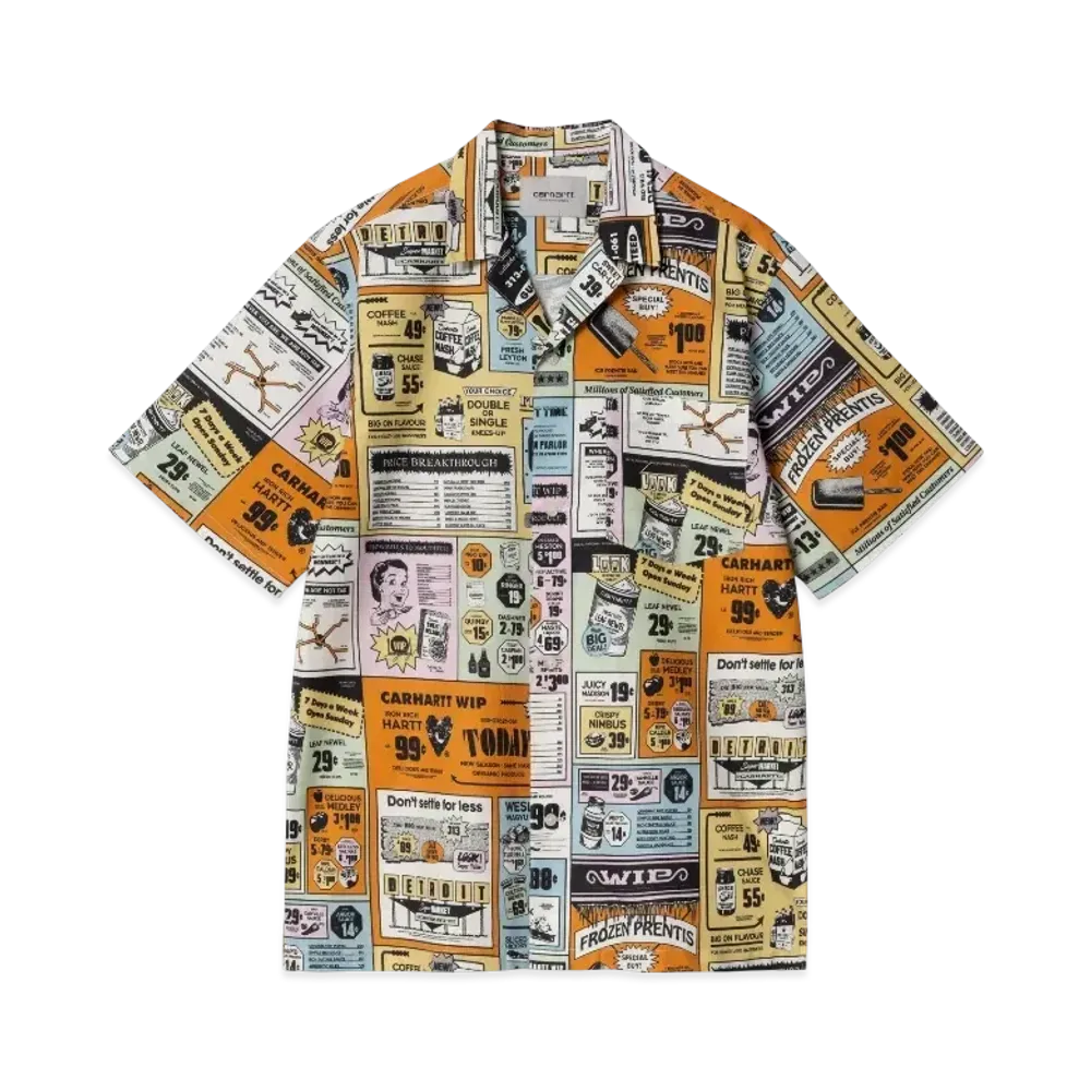 Carhartt WIP S/S Catalogue Shirt "Catalogue Print"