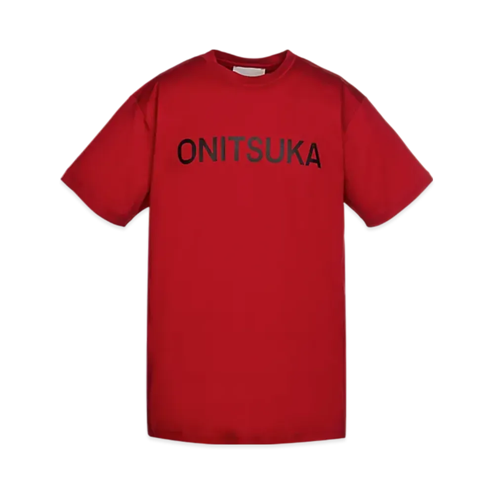 Onitsuka Tiger Short Sleeved Tee "Red/Black"