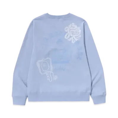A BATHING APE Japan Culture Sumo Crewneck "Sax"