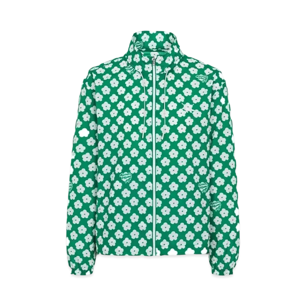 Maison Kitsune Golf Script Logo Summer Jacket "Light Green"
