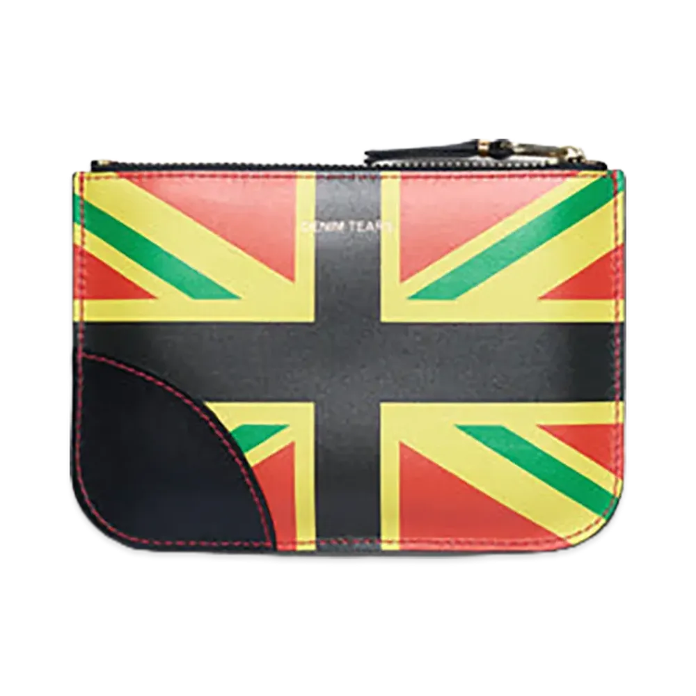 DENIM TEARS Windrush Zip Pouch "Red/Green"