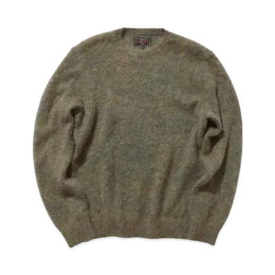 BEAMS Crew Stretch Mohair "Green"