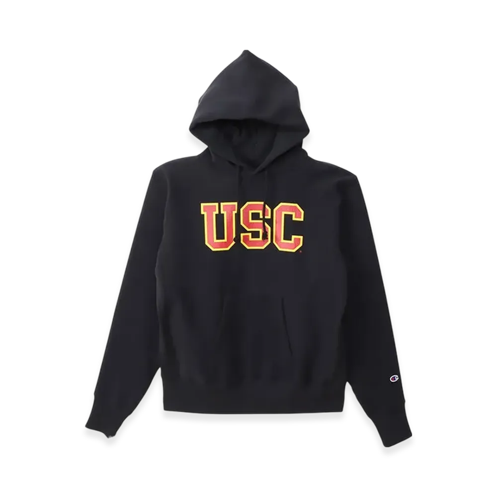 Champion Reverse Weave Hooded Sweatshirt 24FW "Black"