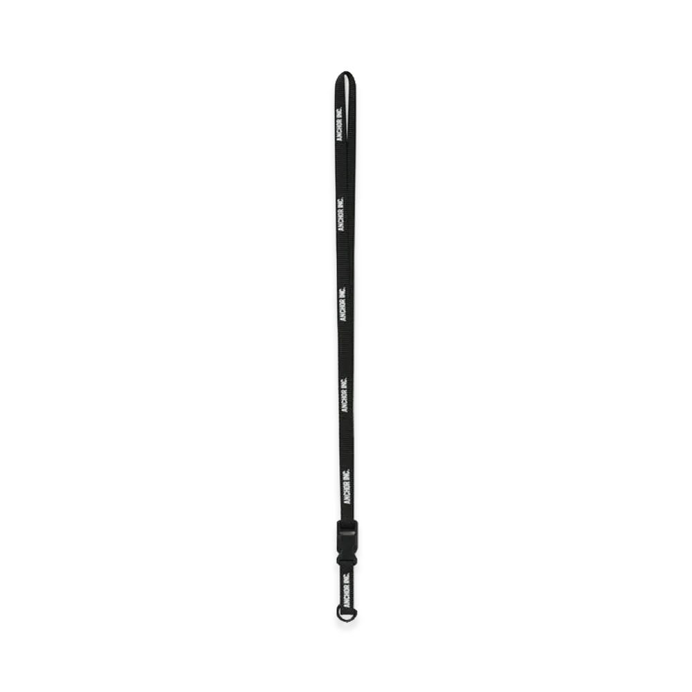 Mercedes Anchor inc. Nallow Tape Neck Strap "Black"
