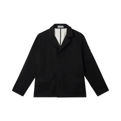Stone Island A100003 Raso Gommato 3L Organic Cotton "Black"