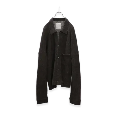 ANCELLM Kimono Knit Shirt "Brown"