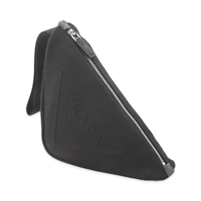 PRADA Canvas Triangle Pouch "Black"