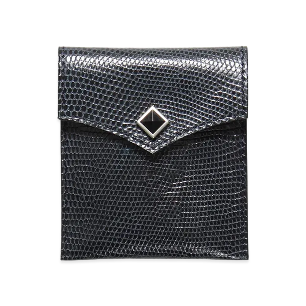 WACKO MARIA Lizard Letaher Portable Ashtray "Black"