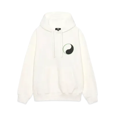 Stussy x Our Legacy Drop Shadow Pigment Dyed Hoodie "White"