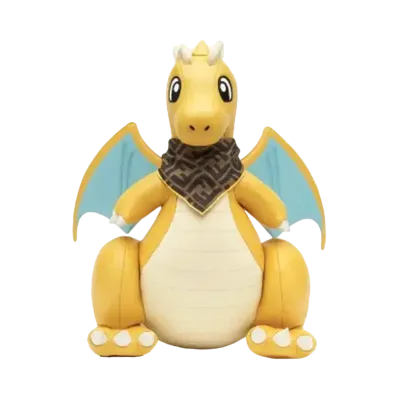Pokemon x Fragment x FENDI Dragonite Totem Leather "Yellow"