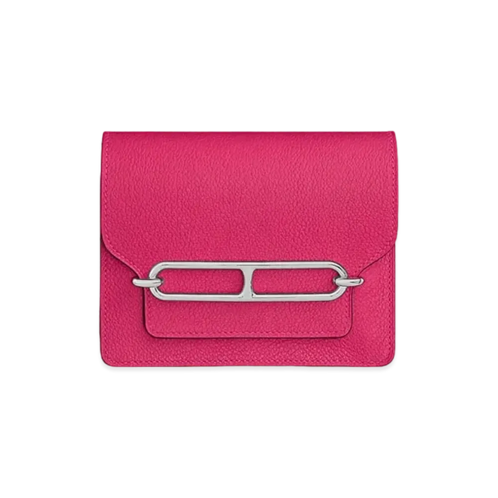 Hermes Roulis Slim Wallet "Françoise/Rouge Serie"
