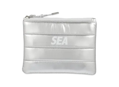 WIND AND SEA Sea Puffer Pouch "Silver"