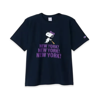 Champion x PEANUTS Reverse Weave Short Sleeve T-Shirt 25SS "Navy"