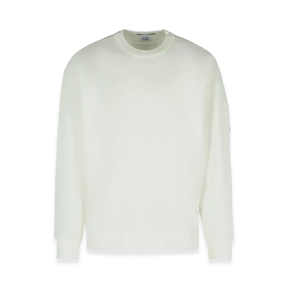 C.P. Company Emerized Cotton Sweatshirt "White"