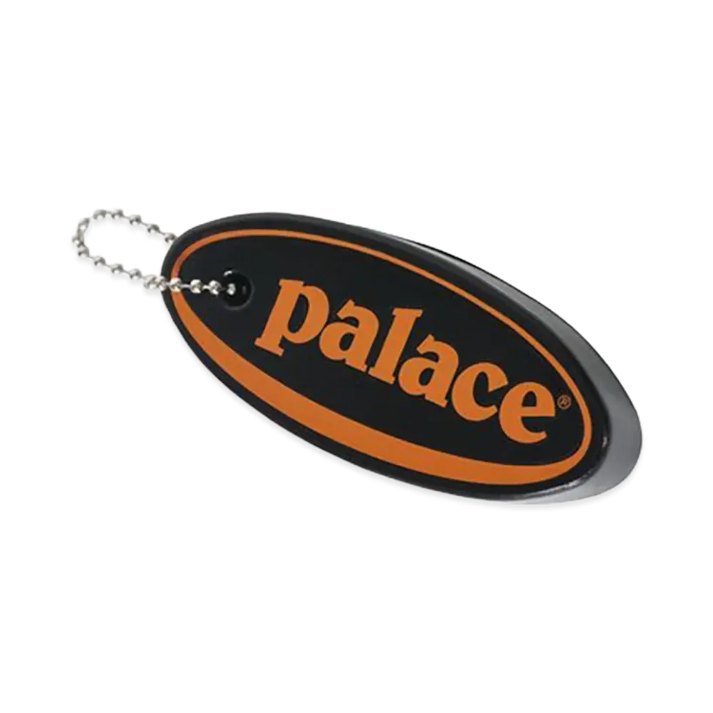 PALACE Palace Oval Float Keyring "Black"