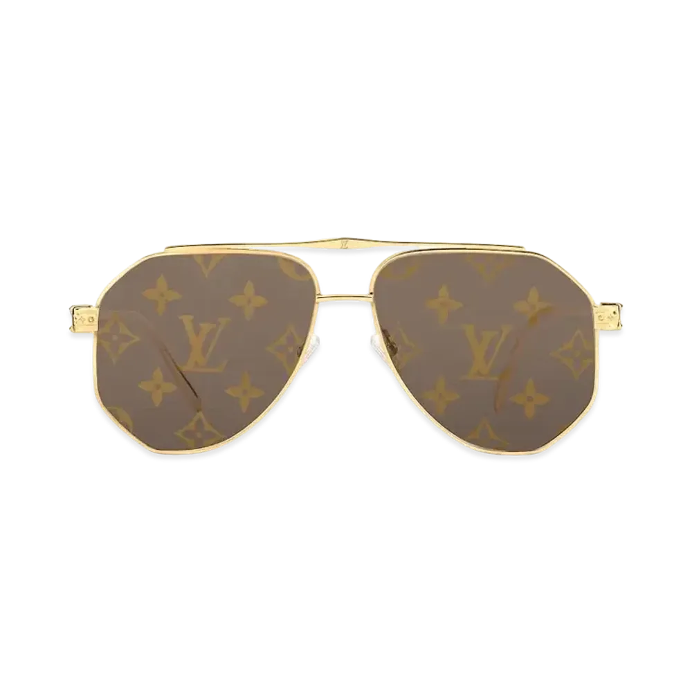 Louis Vuitton LV Flash Sunglasses Gold