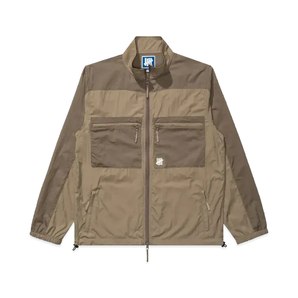 UNDEFEATED Tonal Colorblock Jacket "Lt Brown"