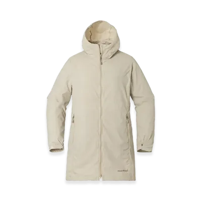 mont-bell Women's O.D. Long Parka "Ivory"
