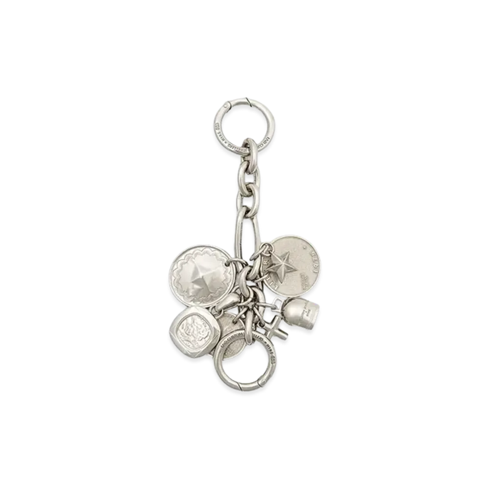 HYKE x END CUSTOM JEWELLERS Women's Multi Charm Key Chain "Silver"