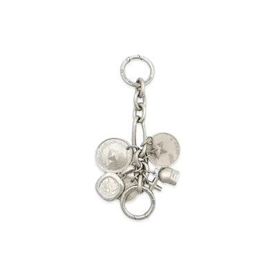 HYKE x END CUSTOM JEWELLERS Women's Multi Charm Key Chain "Silver"