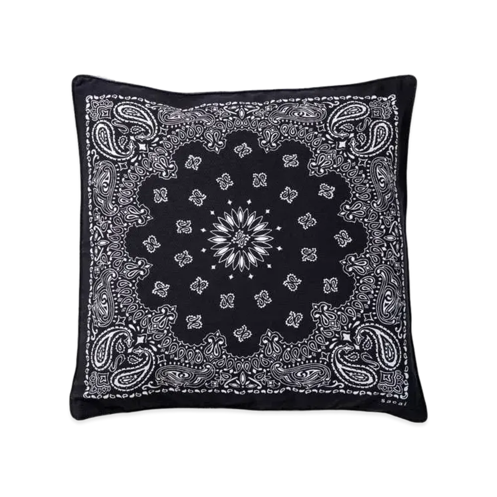 sacai Bandana Cushion Cover L "Navy"