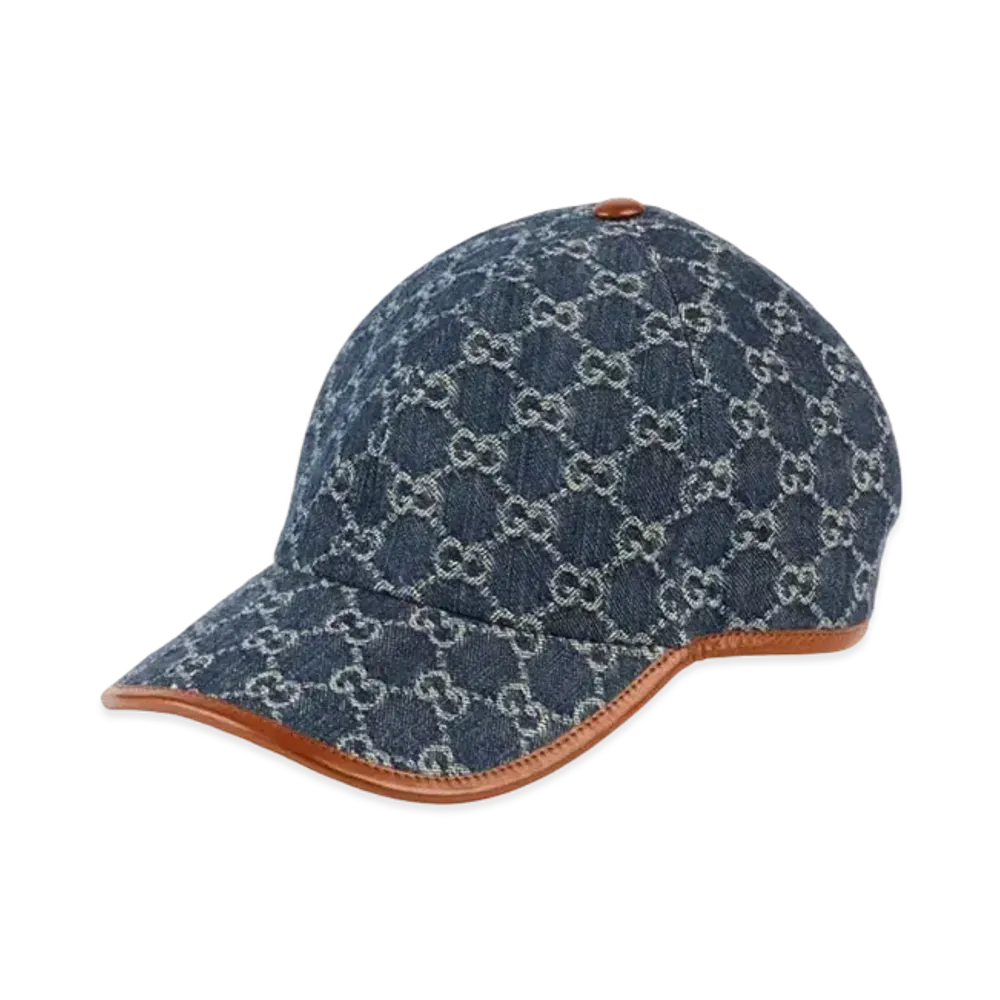 GUCCI GG Baseball Hat "Blue/Ivory"