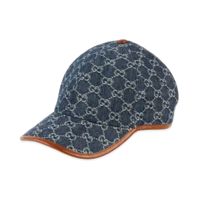 GUCCI GG Baseball Hat "Blue/Ivory"