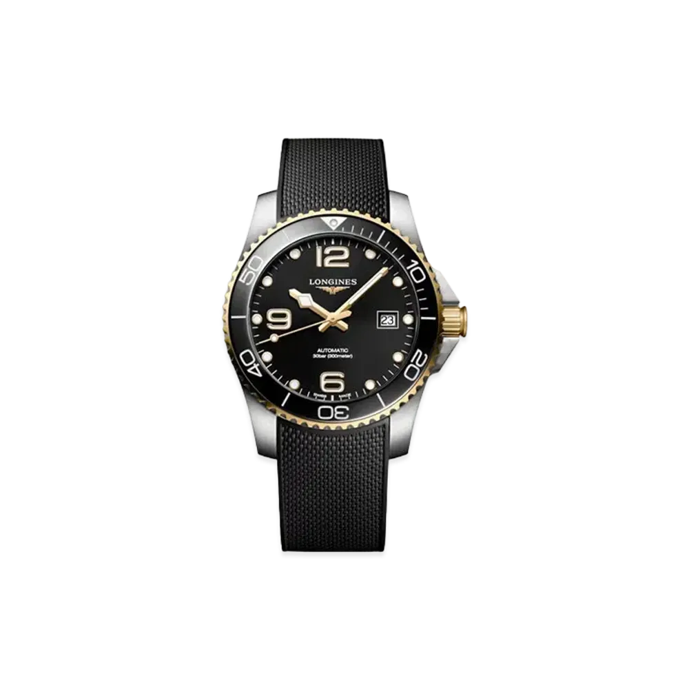 Longines Hydro Conquest 41.00mm "Black Sun Ray/Stainless Steel/Ceramic/Black" L3.781.3.56.9