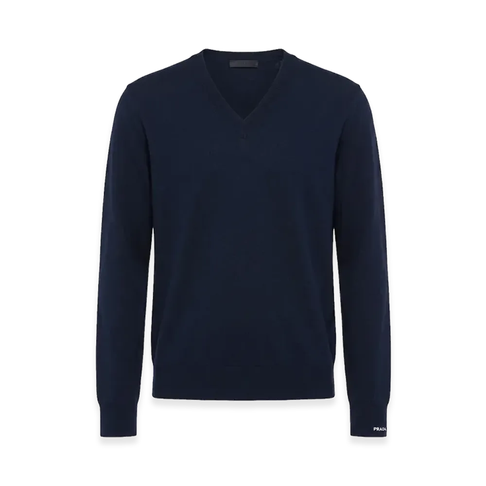 PRADA Cotton Sweater "Blue"