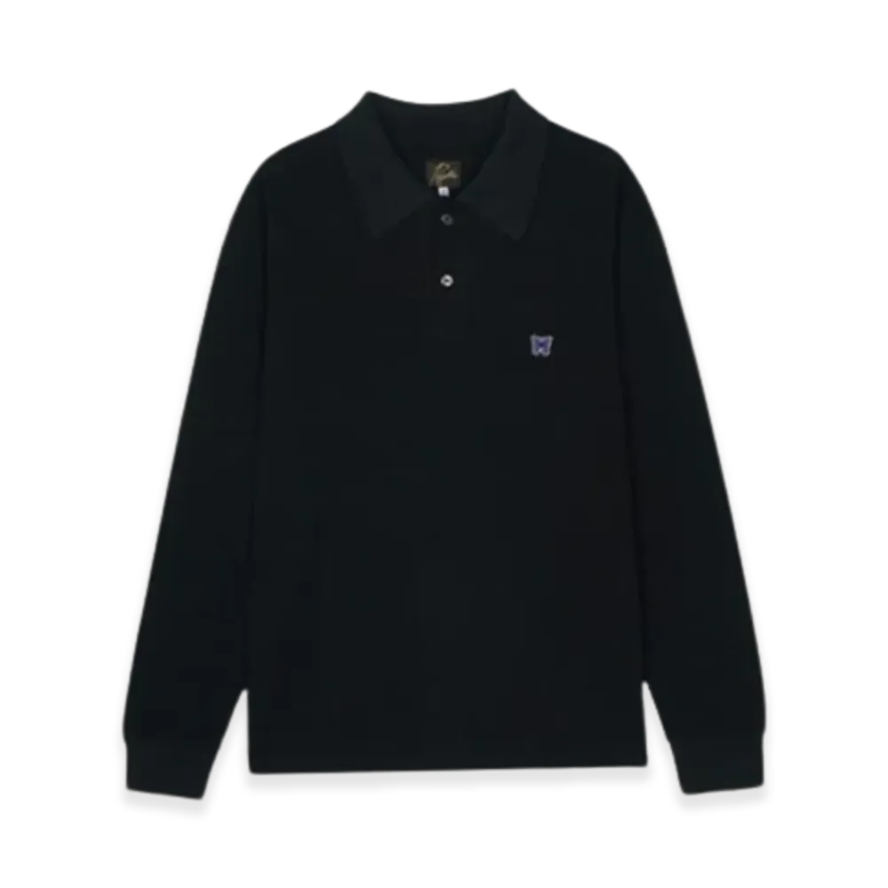 NEEDLES Butterfly Polo Shirt "Black"