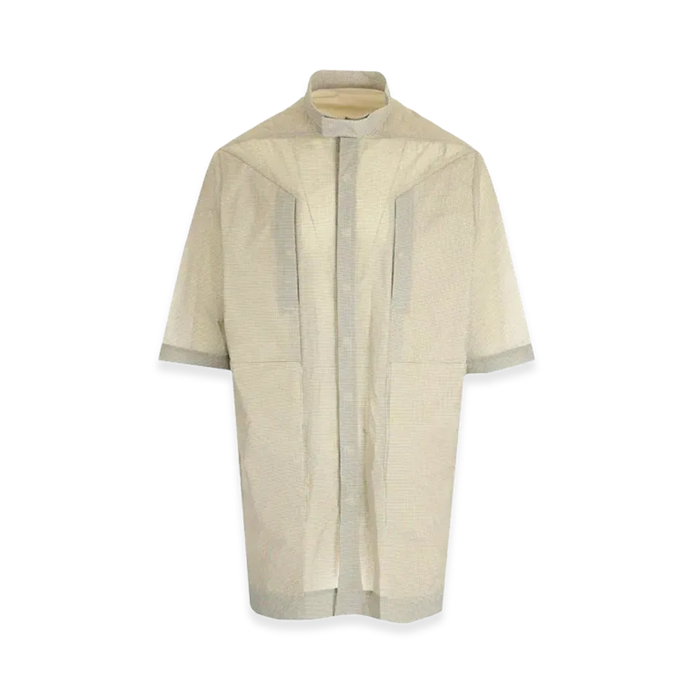 Rick Owens Oversized Shirt With Check Pattern "White"