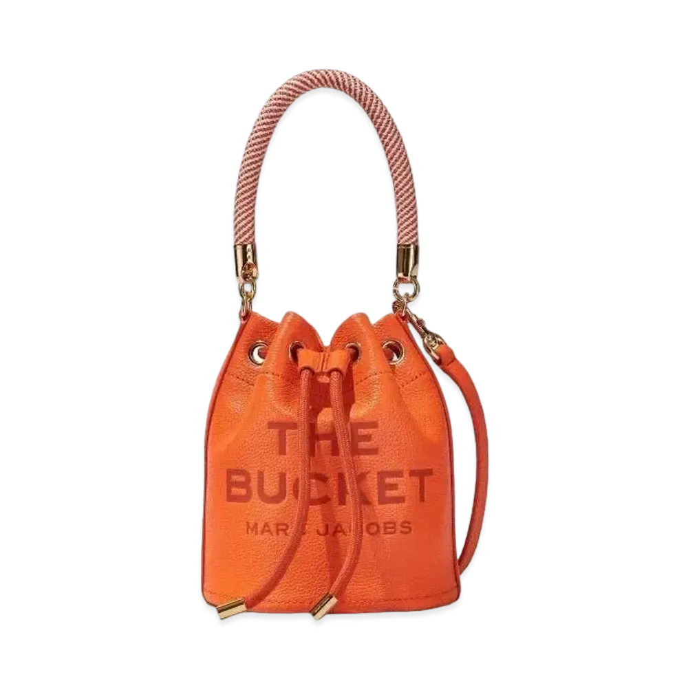 Marc Jacobs The Leather Bucket Bag "Dragon Fire"