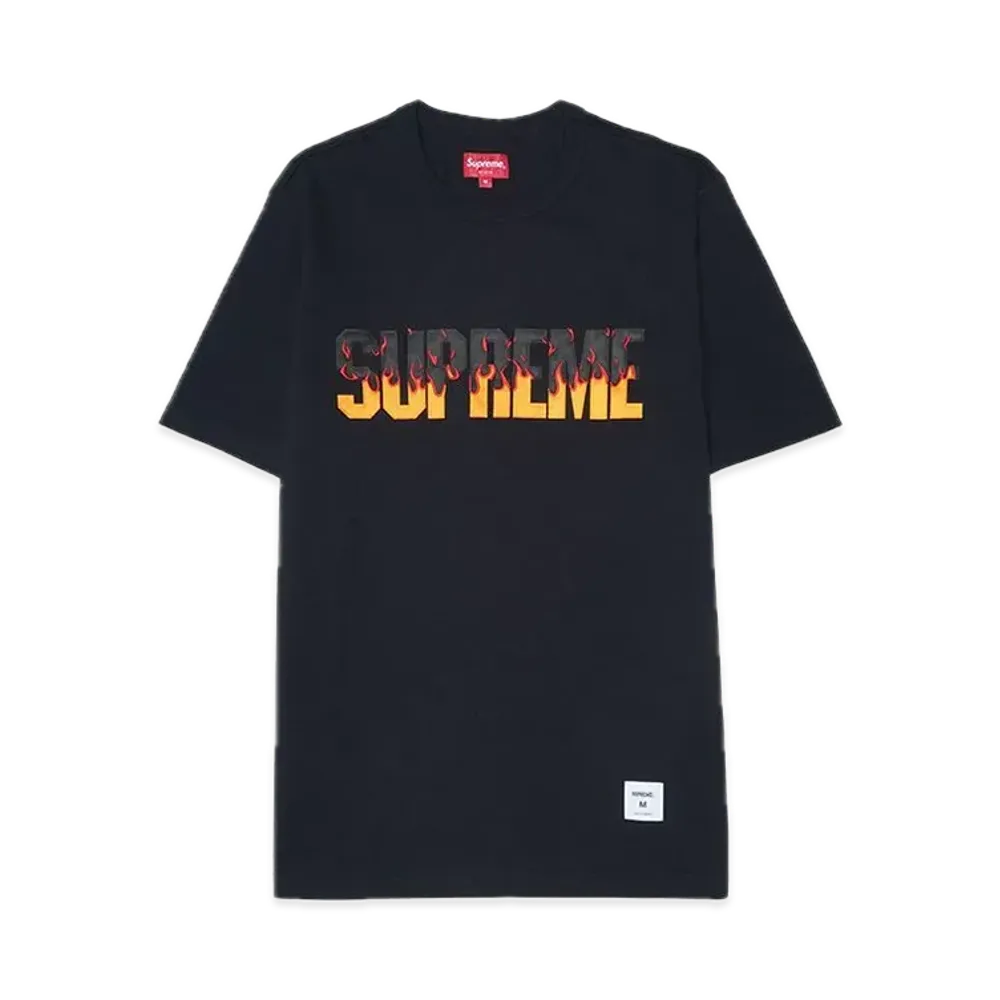 シュプリーム フレイム S/S トップ "ブラック"