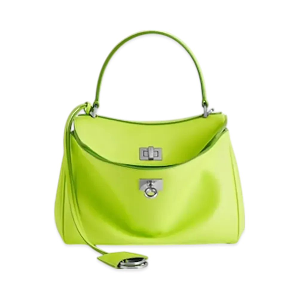 BALENCIAGA Rodeo Handbag Mini "Granny Green"