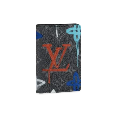 Louis Vuitton Pocket Organizer Monogram LV Graffiti