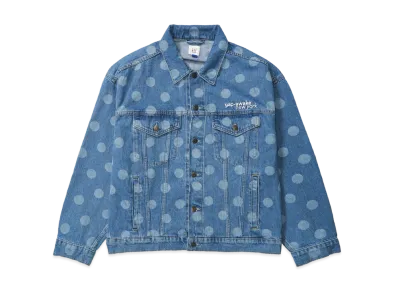 Gap x Awake NY Oversized Polka Dot Icon Denim Jacket "Medium Wash"